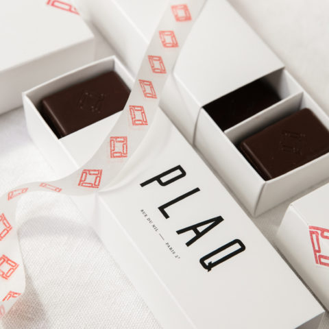 Boîte de chocolat pur