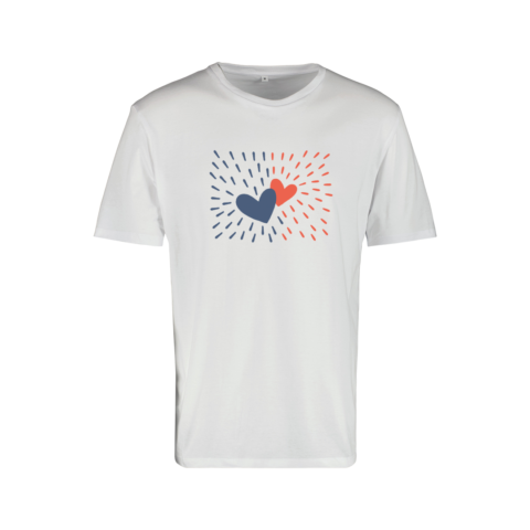 t-shirt blanc logo explosion coloré – PFP